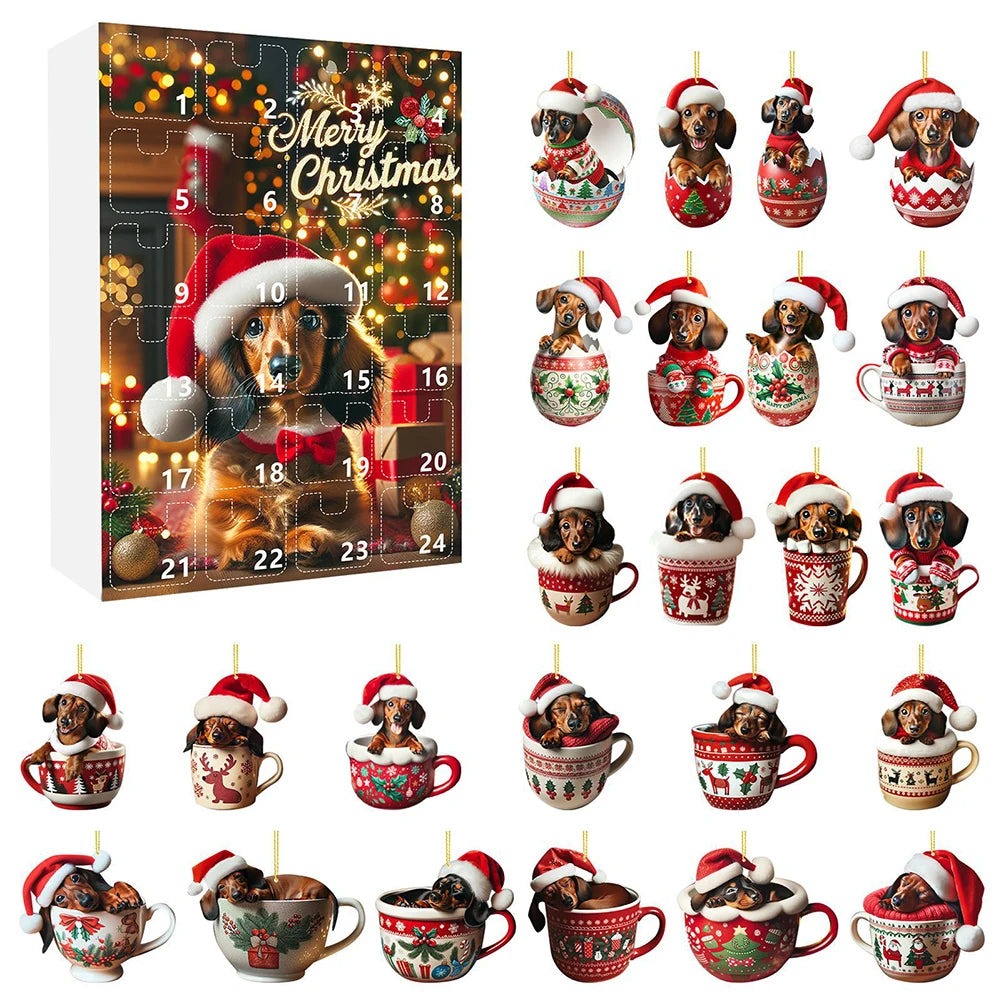 Adventskalender Dackel 2025 - 24 Überraschungen Für Hundeliebhaber 0