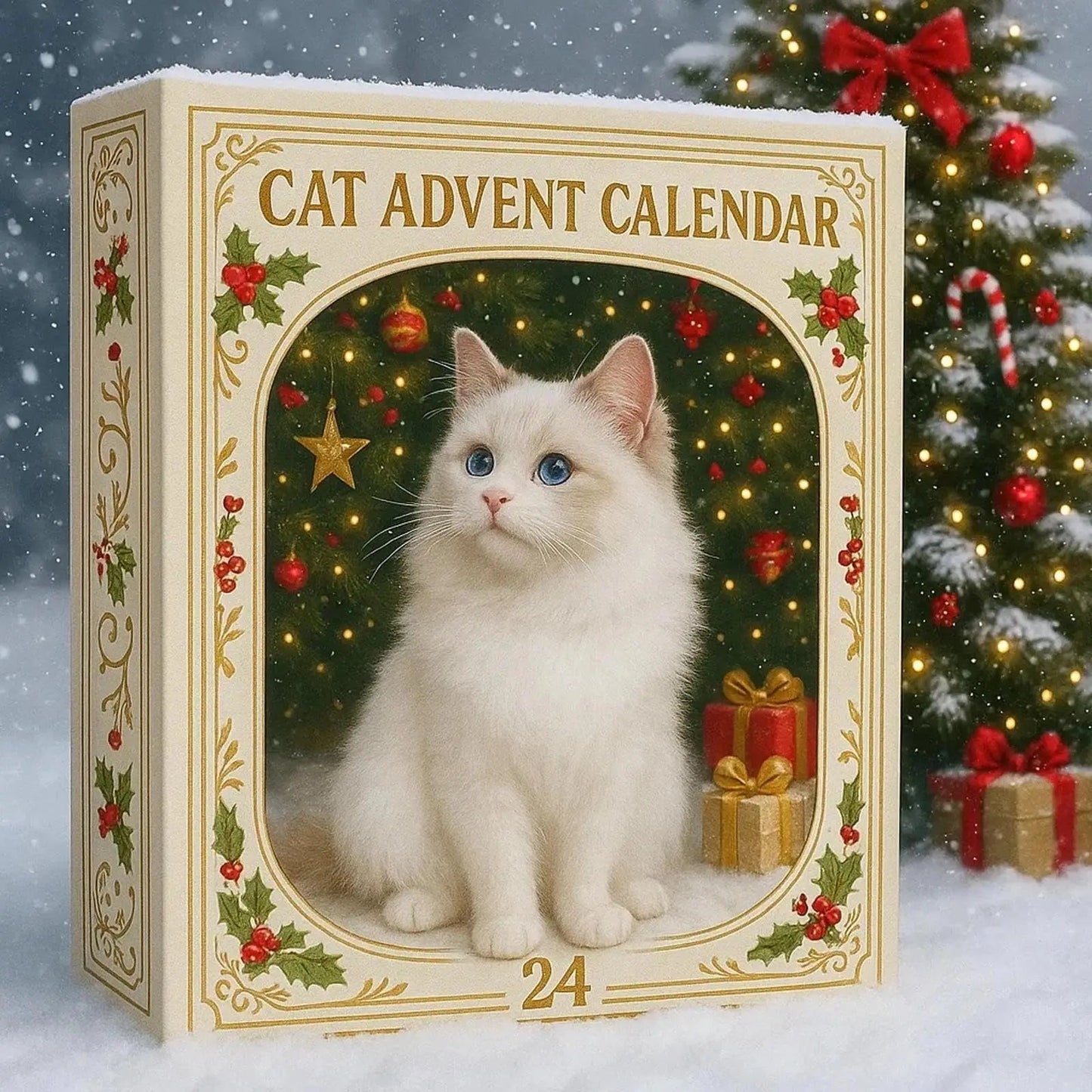 Adventskalender Für Katzenliebhaber – 24 Niedliche Kätzchen-Ornamente 3