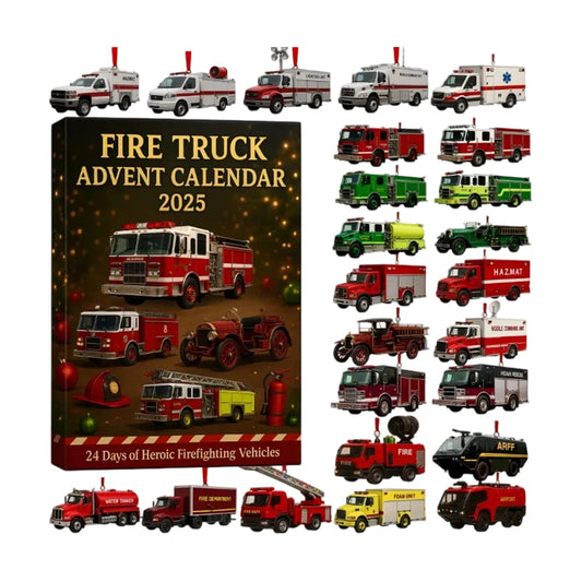 Adventskalender Kinder - 24 Feuerwehr-Spielzeuge Für Tägliche Freude 0