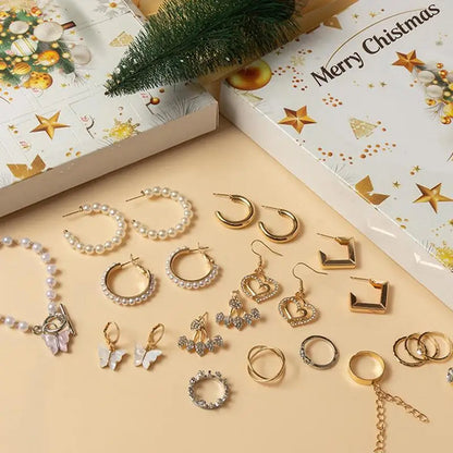 Adventskalender Schmuck - Festliche Halsketten & Ringe für Mädchen 3