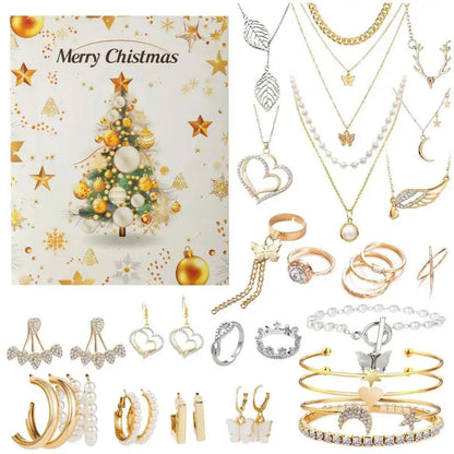 Adventskalender Schmuck - Festliche Halsketten & Ringe für Mädchen 5