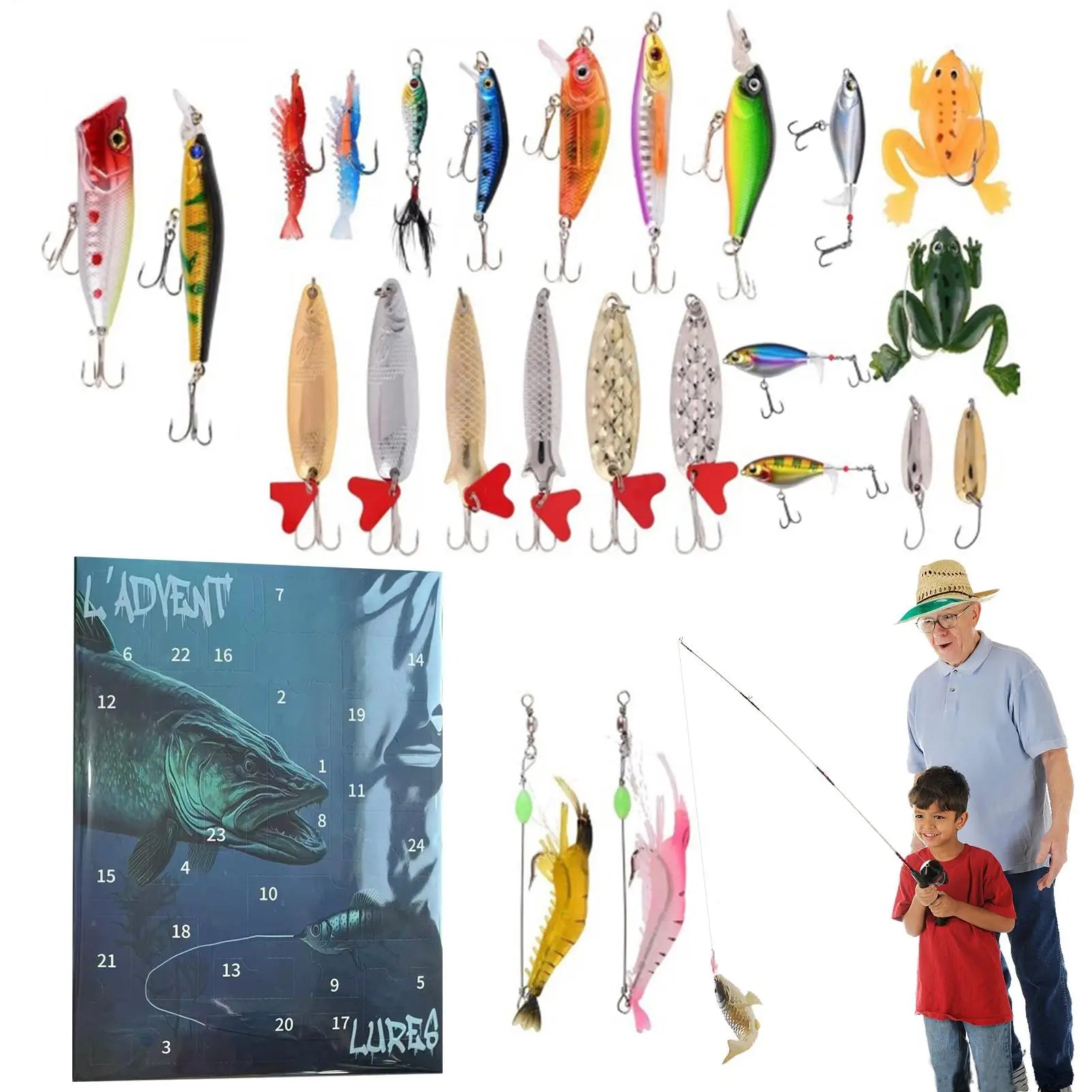 Angler Adventskalender 2025 - 24 Überraschungen Für Fischliebhaber 2