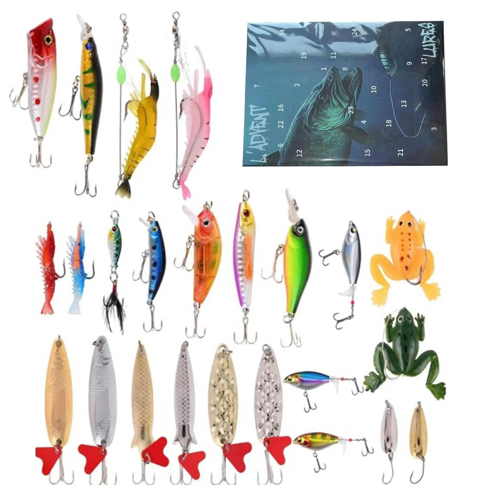 Angler Adventskalender 2025 - 24 Überraschungen Für Fischliebhaber 4