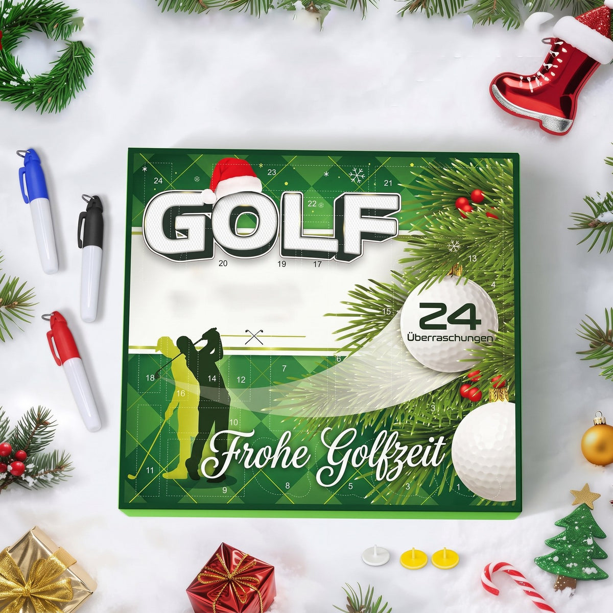 Golf Adventskalender 2026 - Zubehör-Set mit 24 Überraschungen - Bild 3