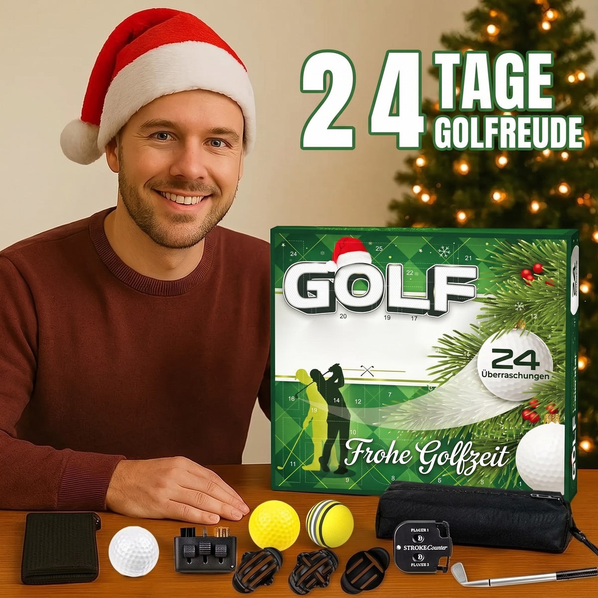 Golf Adventskalender 2026 - Zubehör-Set mit 24 Überraschungen - Bild 4