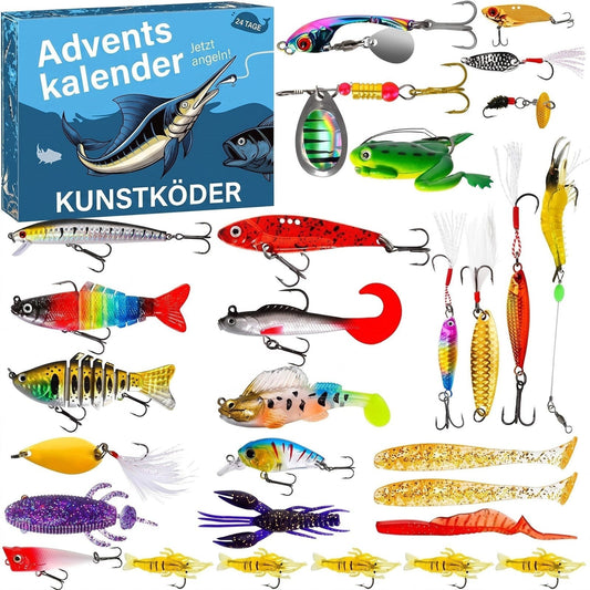 Angler Adventskalender 2026 - 24 Kunstköder für Petrijünger - Bild 1