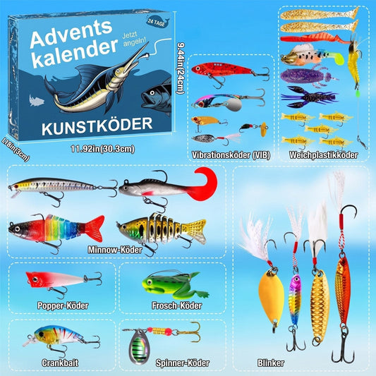 Angler Adventskalender 2026 - 24 Kunstköder für Petrijünger - Bild 2