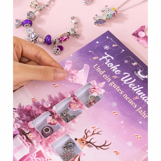 Schmuck Adventskalender 2026 - 24 Charms und Armband-Set - Bild 2